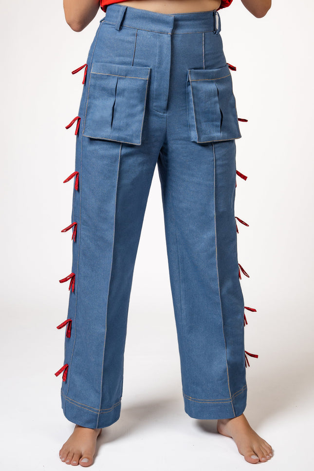 Muda Clothing | Top and Straight Trousers Set Sofhie