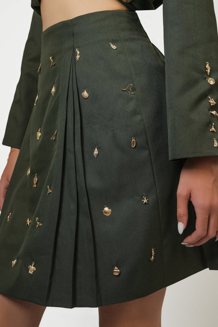 Muda Clothing | Blazer and Mini skirt Set Olivia