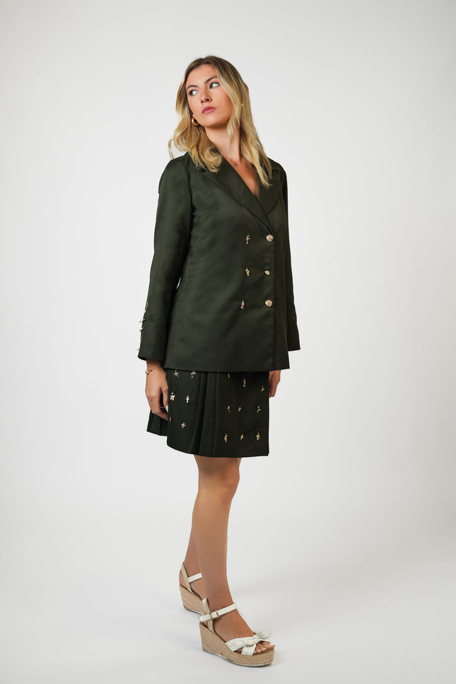 Muda Clothing | Mini skirt Olivia with shorts underneath