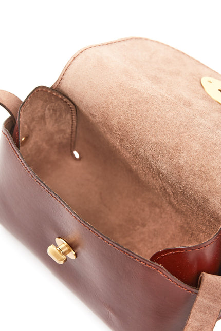 The Dust Company | Shoulder bag The Small Box dark brown