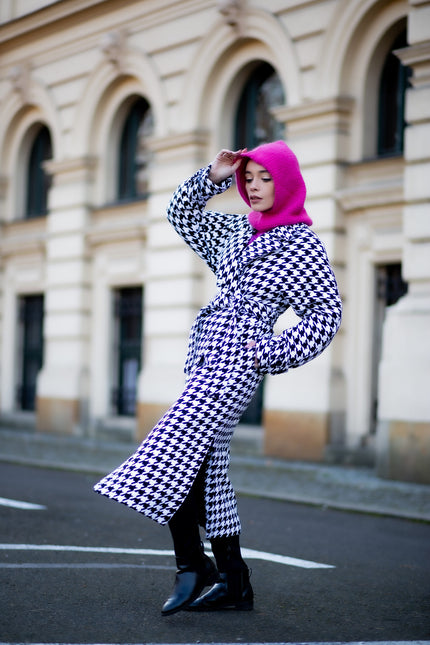 Color My Space I Knitted Hood pink
