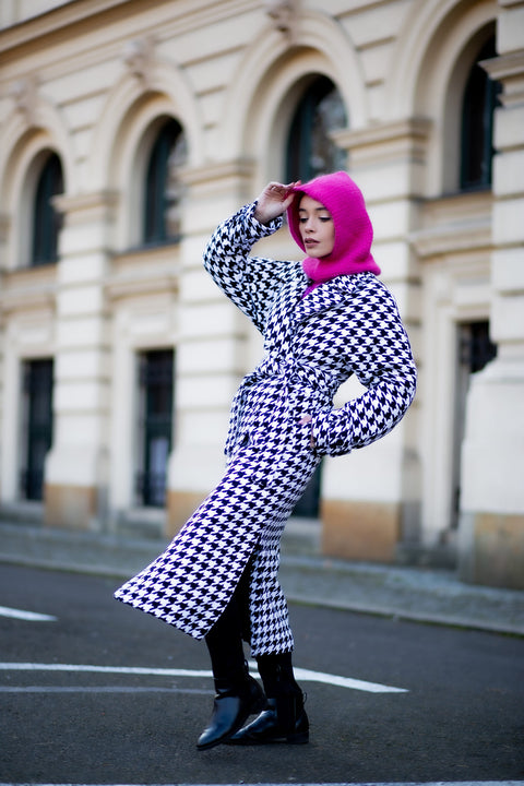 Color My Space I Knitted Hood pink