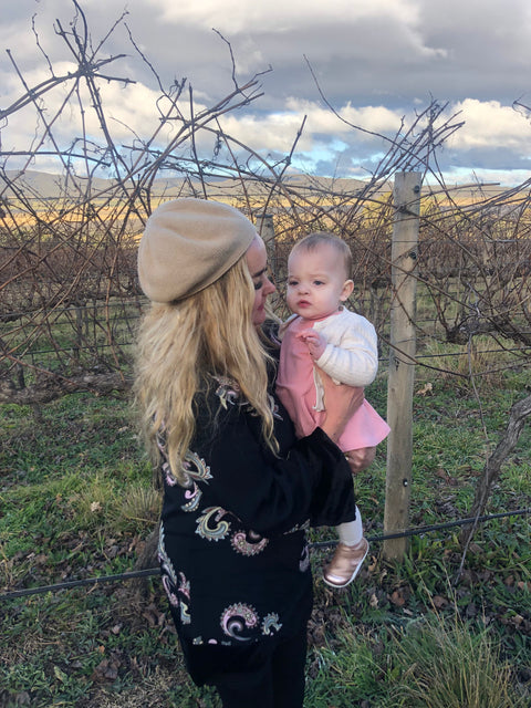 Violet Fish I Sasha Dress - Paisley Black