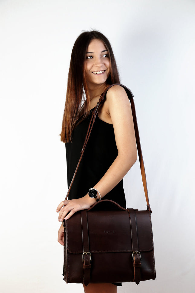 The Dust Company | Briefcase Mod 125 dark brown