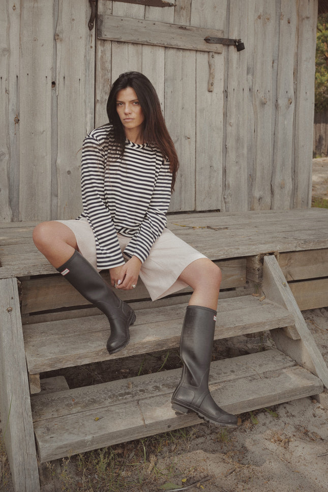 Striped Organic Cotton Long-sleeve NICA
