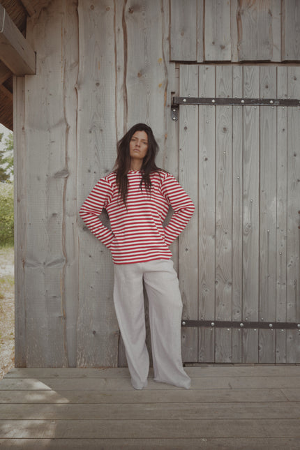 Striped Organic Cotton Long-sleeve NICA