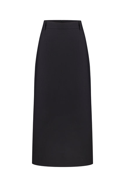 Wool Midi Skirt