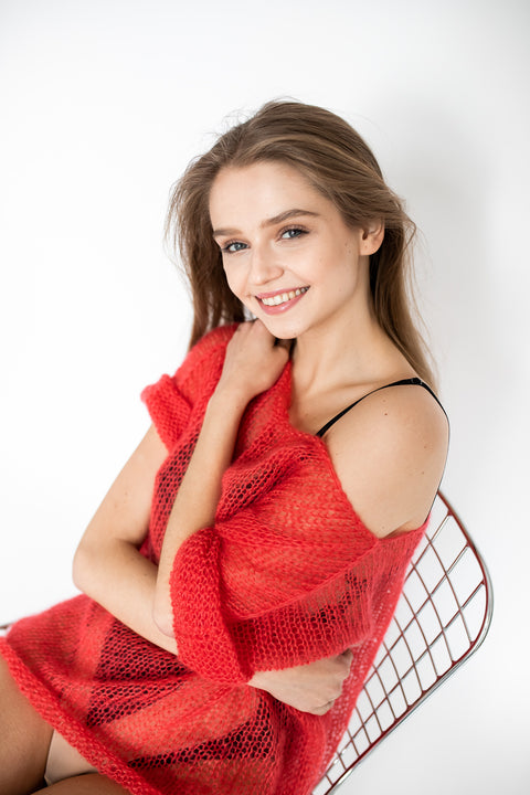 Color My Space I Jumper 3 Colours Chili Pepper