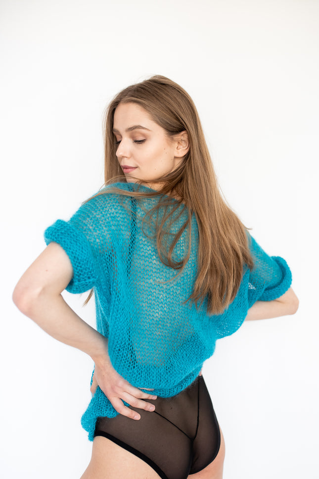 Color My Space I Jumper 3 Colours Capri Blue