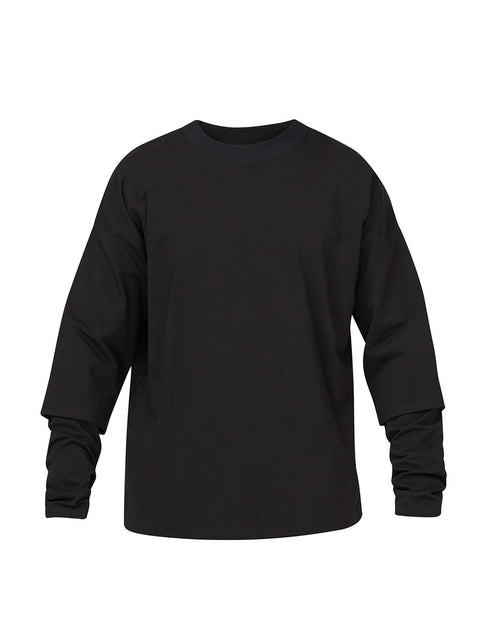 Adrogynous Layered Sleeve Top
Details :
Layered sleeve  cotton top 
ribbed neckline
regular fit 
Composition
Cotton 96%, Elastane 4%
Washing instructions
Dry Clean Only
Fitting
Female Model’s meShirts & TopsAlchemy The LabelAlchemy The LabelAdrogynous Layered Sleeve Top