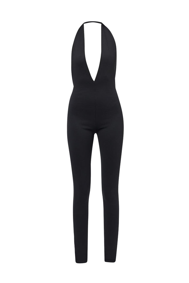 Liaaram | Halterneck Jumpsuit in Black