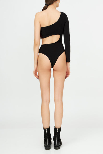 Liaaram | Assymetrical Cut-out Bodysuit