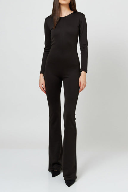 Liaaram | Long-sleeved flared jumpsuit