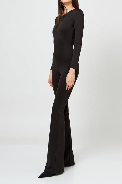 Liaaram | Long-sleeved flared jumpsuit
