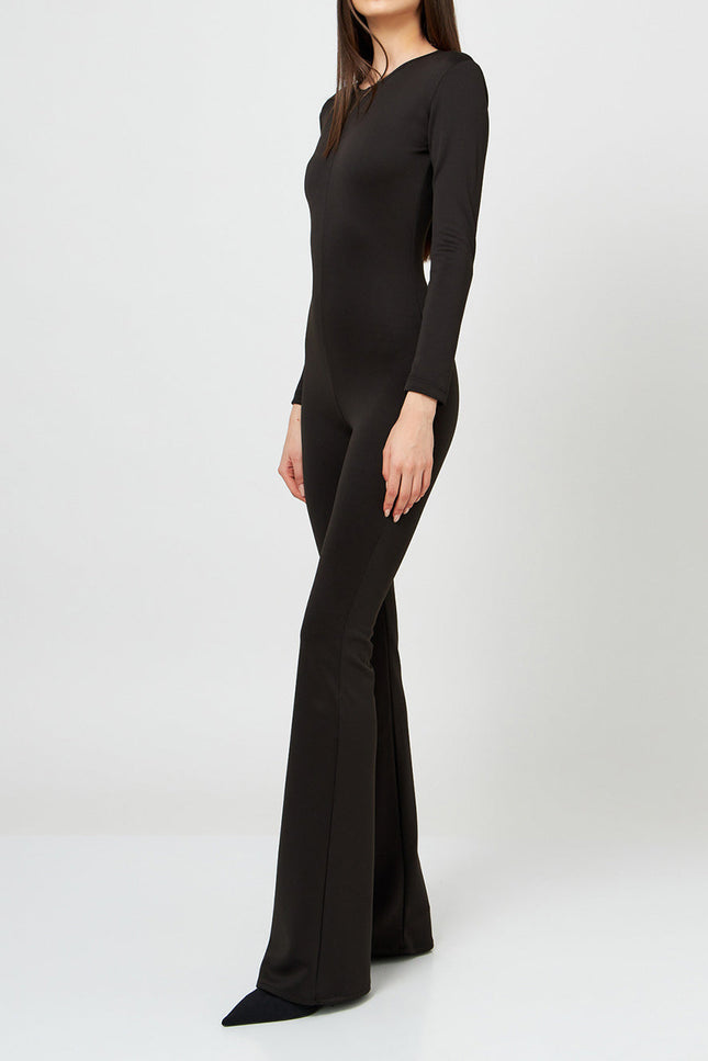 Liaaram | Long-sleeved flared jumpsuit