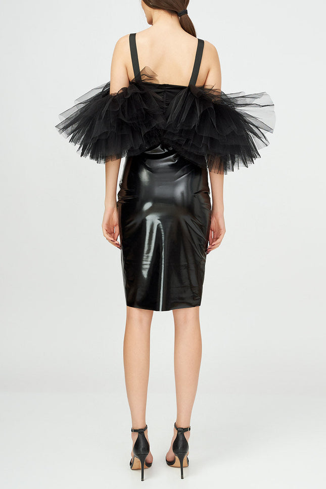 Liaaram | Ruffled Tulle Top