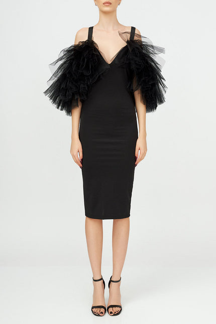 Liaaram | Tulle Ruffle Dress