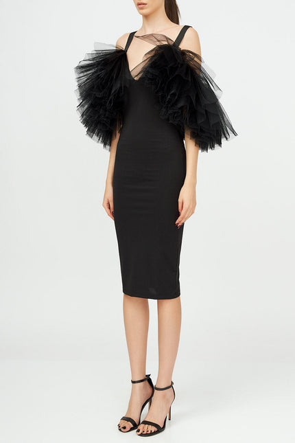 Liaaram | Tulle Ruffle Dress