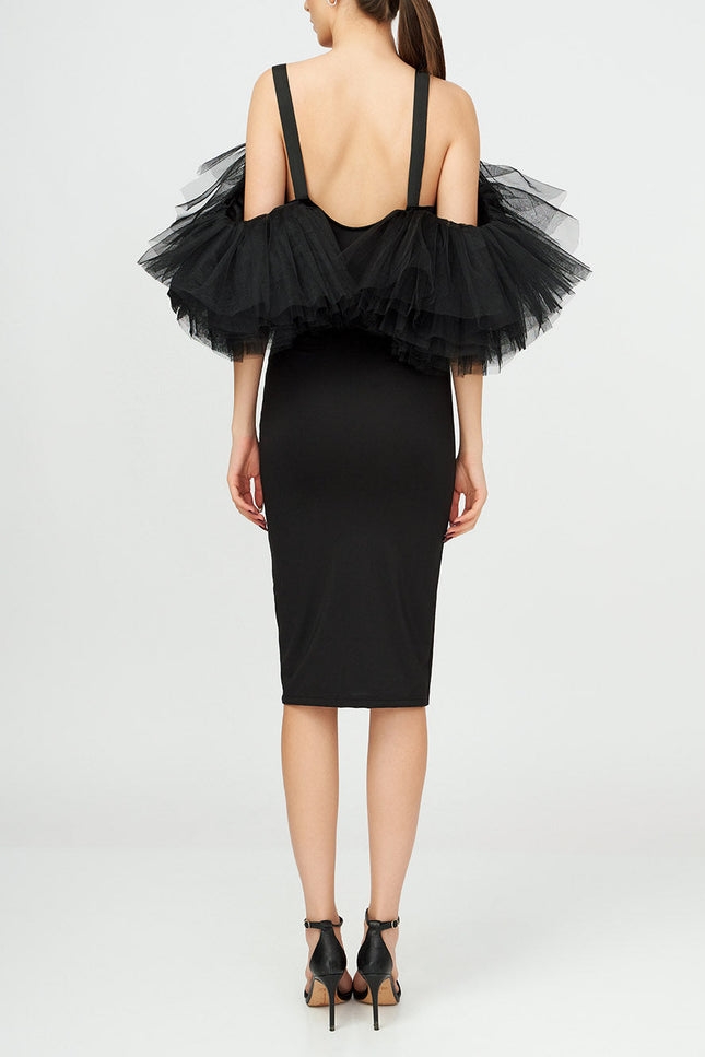 Liaaram | Tulle Ruffle Dress