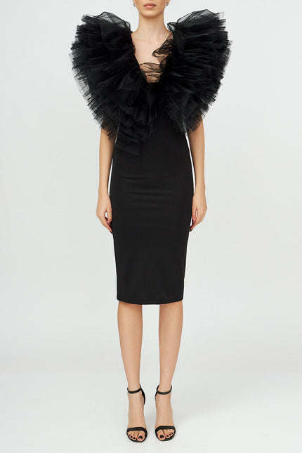 Liaaram | Tulle Detail Dress