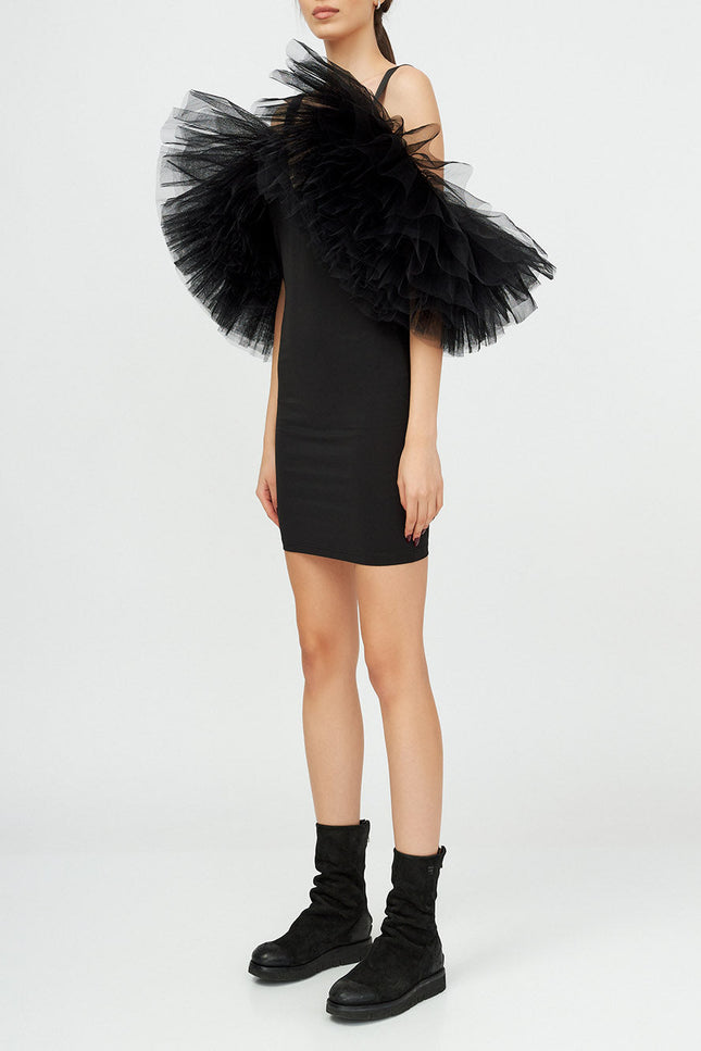 Liaaram | Tulle Ruffle Mini Dress