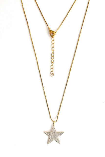 Arvino | Celestial Star Necklace in 92.5 Sterling Silver