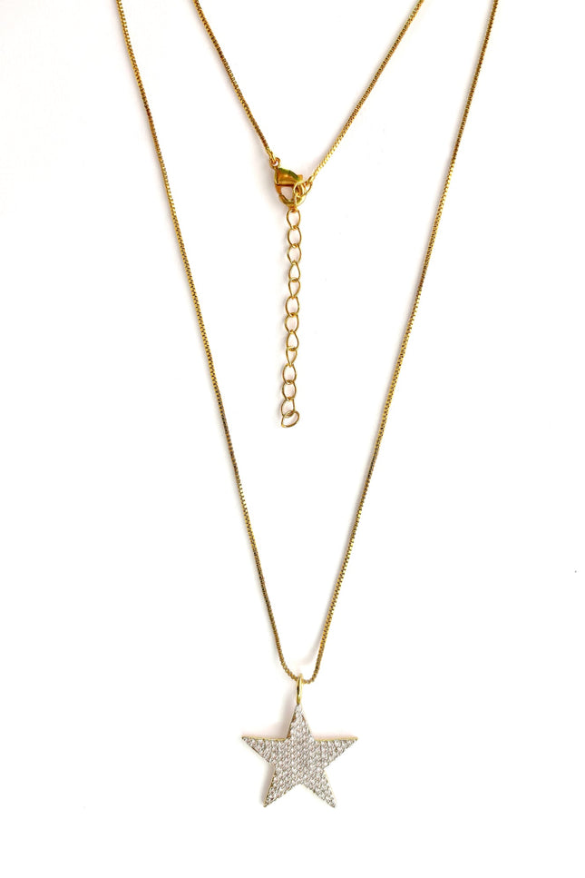 Arvino | Celestial Star Necklace in 92.5 Sterling Silver