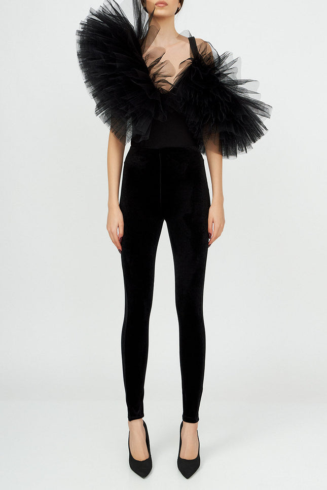 Liaaram | Velvet Heights Leggings in Black