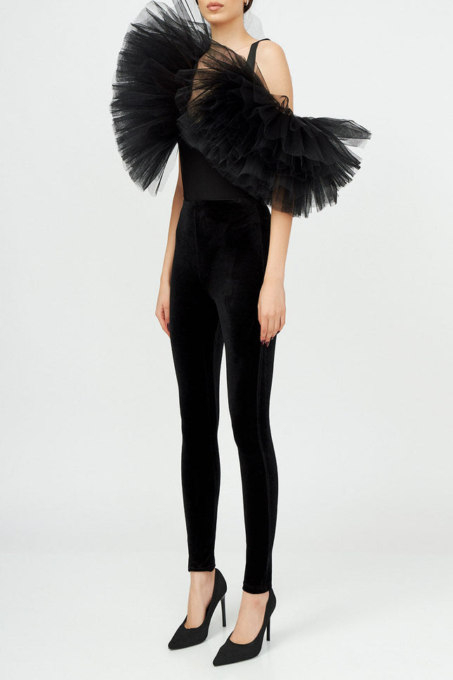 Liaaram | Velvet Heights Leggings in Black