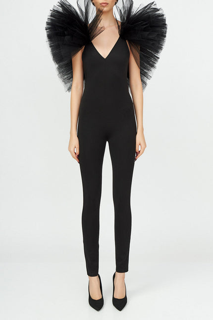 Liaaram | Ruffle and Strap Jumpsuit