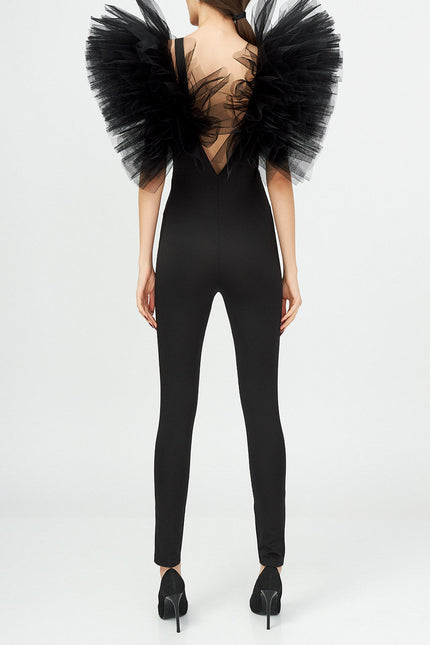 Liaaram | Ruffle and Strap Jumpsuit
