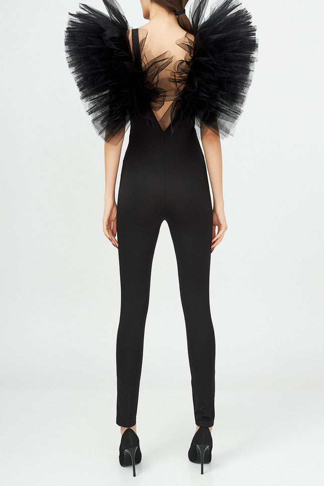 Liaaram | Ruffle and Strap Jumpsuit