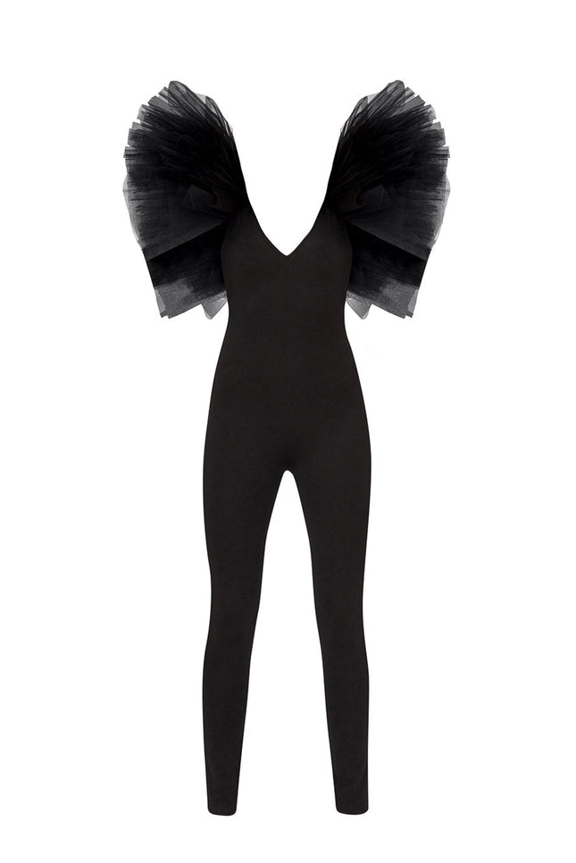 Liaaram | Ruffle and Strap Jumpsuit