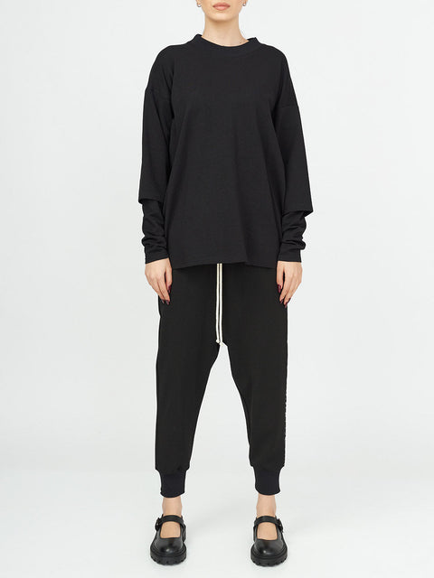 Adrogynous Layered Sleeve Top
Details :
Layered sleeve  cotton top 
ribbed neckline
regular fit 
Composition
Cotton 96%, Elastane 4%
Washing instructions
Dry Clean Only
Fitting
Female Model’s meShirts & TopsAlchemy The LabelAlchemy The LabelAdrogynous Layered Sleeve Top