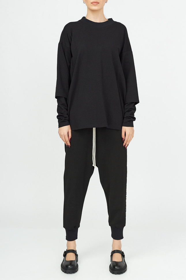Adrogynous Layered Sleeve Top
Details :
Layered sleeve  cotton top 
ribbed neckline
regular fit 
Composition
Cotton 96%, Elastane 4%
Washing instructions
Dry Clean Only
Fitting
Female Model’s meShirts & TopsAlchemy The LabelAlchemy The LabelAdrogynous Layered Sleeve Top