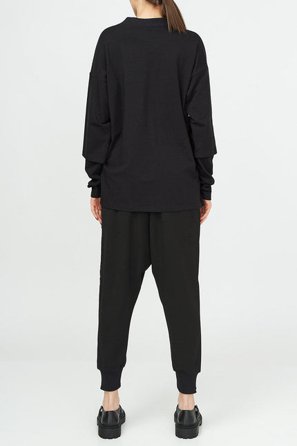 Adrogynous Layered Sleeve Top
Details :
Layered sleeve  cotton top 
ribbed neckline
regular fit 
Composition
Cotton 96%, Elastane 4%
Washing instructions
Dry Clean Only
Fitting
Female Model’s meShirts & TopsAlchemy The LabelAlchemy The LabelAdrogynous Layered Sleeve Top