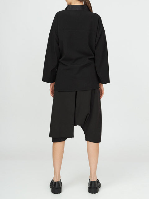 Alchemy | Taffeta Trim Androgynous Kimono