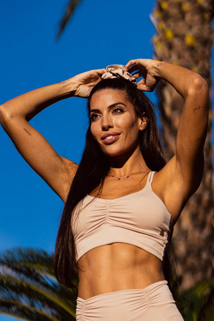 Befitnesslou | Top Fru-fru Beige