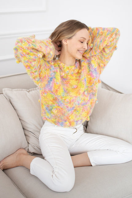 Color My Space I Jumper Colorful yellow