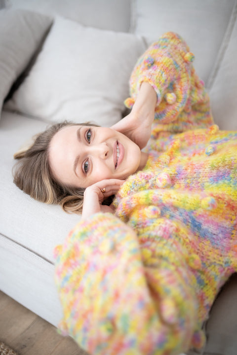 Color My Space I Jumper Colorful yellow