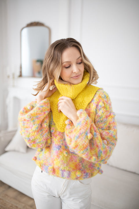 Color My Space I Jumper Colorful yellow