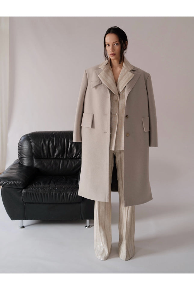 Virgin Wool Felt Coat ROMA