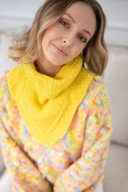 Color My Space I Knitted Turtleneck yellow