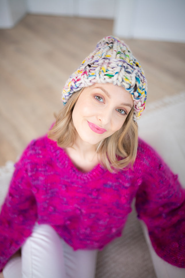 Color My Space I Beanie Multicolor wool