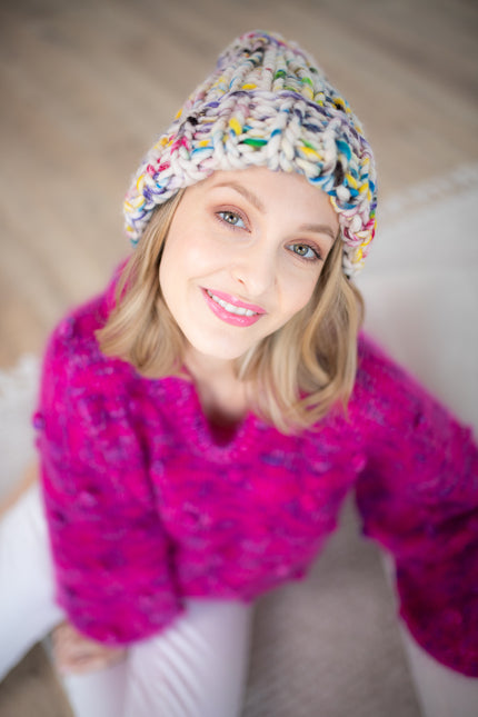 Color My Space I Beanie Multicolor wool