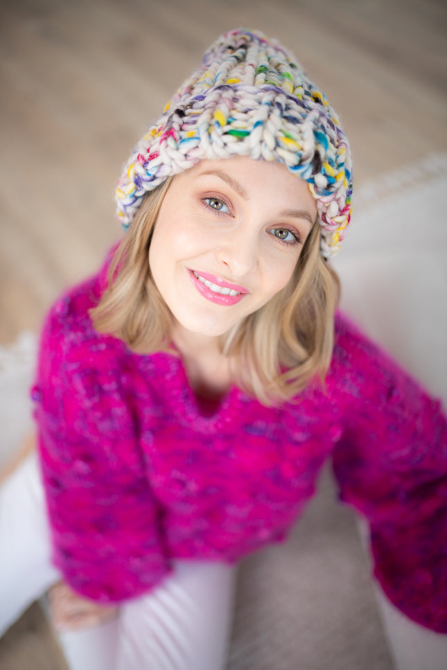 Color My Space I Beanie Multicolor wool