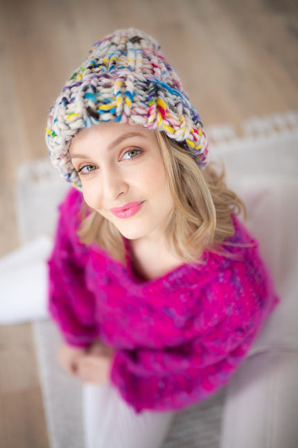 Color My Space I Beanie Multicolor wool
