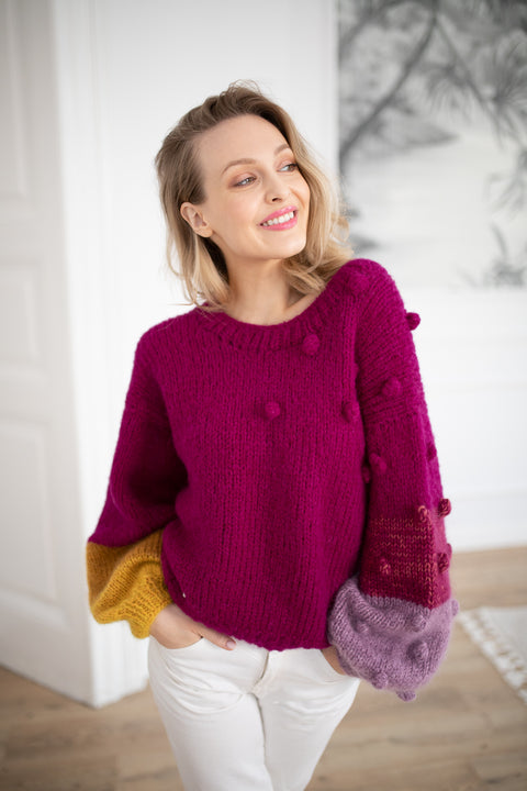 Color My Space I Sweter Cherry Bubble