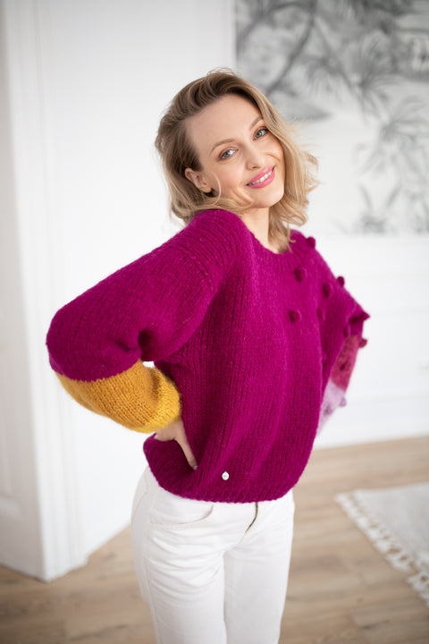 Color My Space I Sweter Cherry Bubble