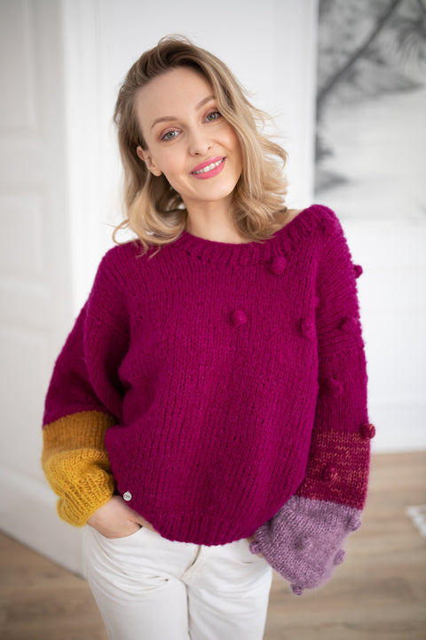 Color My Space I Sweter Cherry Bubble